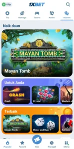 Halaman Utama 1xGames